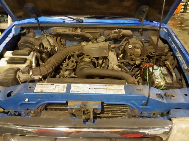 1FTYR10C7WUA74834 - 1998 FORD RANGER BLUE photo 7