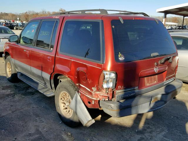 4M2ZU54E5XUJ04205 - 1999 MERCURY MOUNTAINEE RED photo 3