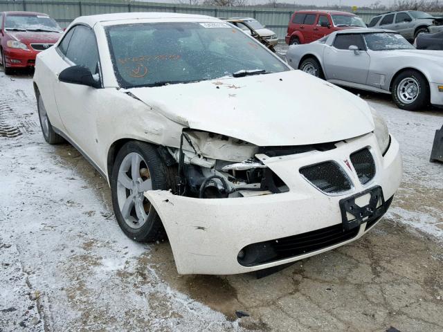 1G2ZH35NX74277574 - 2007 PONTIAC G6 GT WHITE photo 1