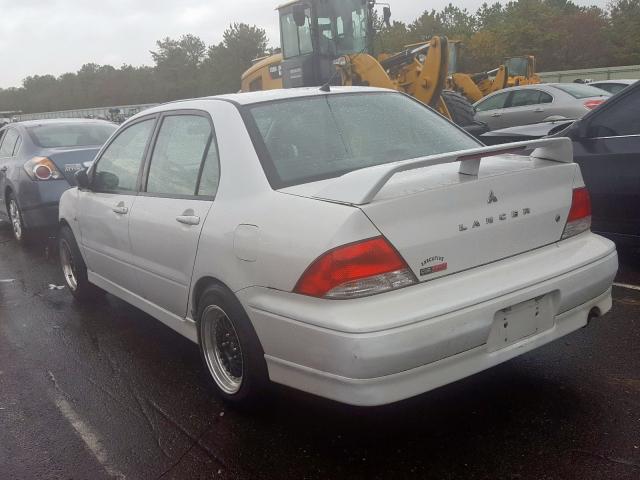 JA3AJ86E52U006924 - 2002 MITSUBISHI LANCER OZ WHITE photo 3