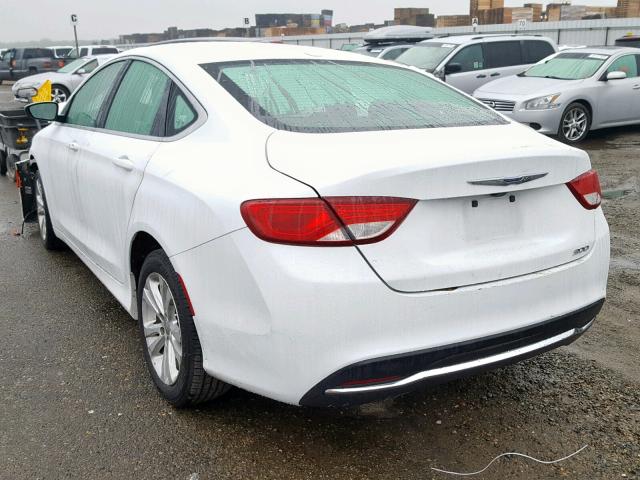 1C3CCCAB0FN719903 - 2015 CHRYSLER 200 LIMITE WHITE photo 3