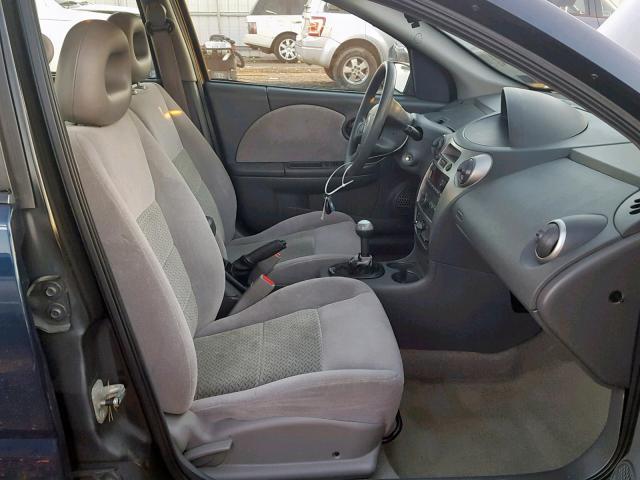 1G8AK55F27Z165511 - 2007 SATURN ION LEVEL GRAY photo 5