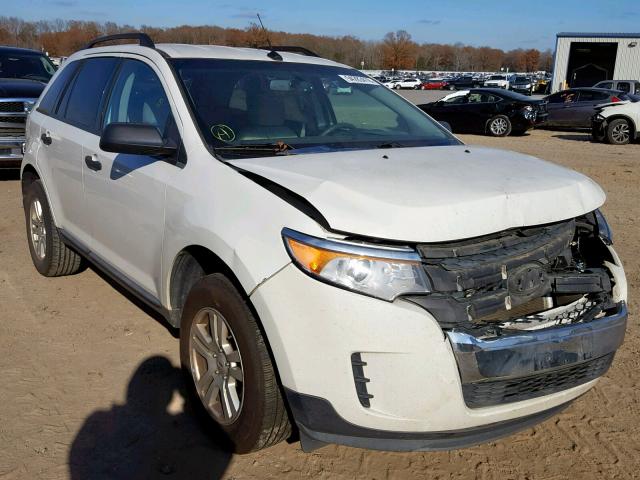 2FMDK3GC5BBB40507 - 2011 FORD EDGE SE WHITE photo 1