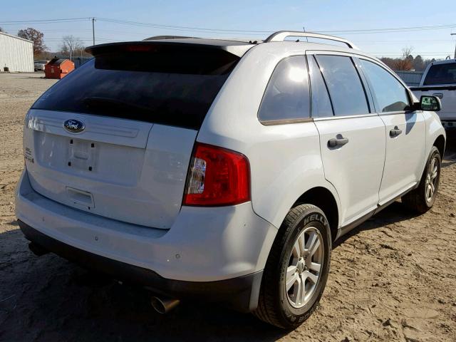 2FMDK3GC5BBB40507 - 2011 FORD EDGE SE WHITE photo 4