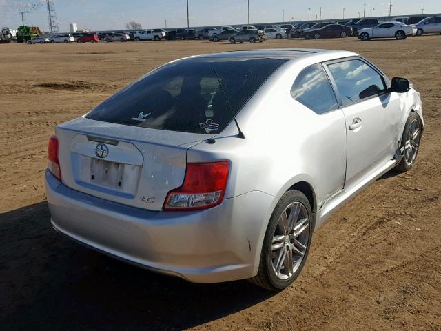 JTKJF5C70B3011471 - 2011 TOYOTA SCION TC 银色 照片 4