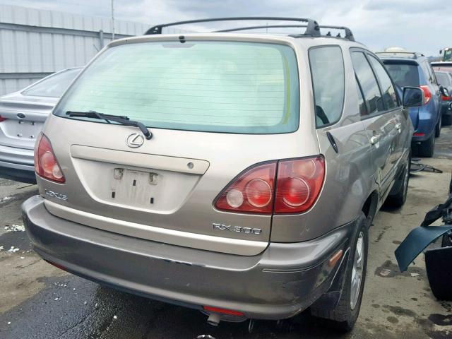 JT6HF10U2X0063838 - 1999 LEXUS RX 300 GOLD photo 4