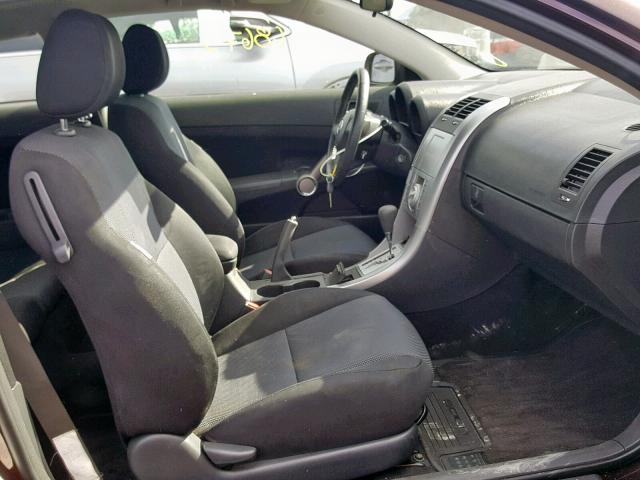 JTKDE167X80236141 - 2008 TOYOTA SCION TC BURGUNDY photo 5