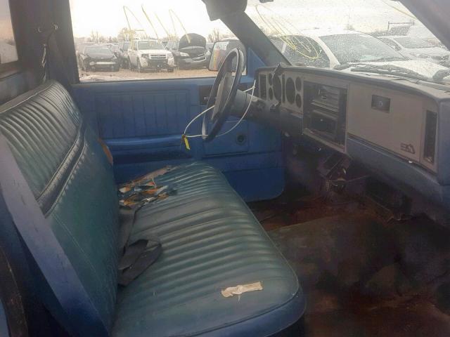 1GTCS14B2D2519747 - 1983 GMC S TRUCK S1 BLUE photo 5