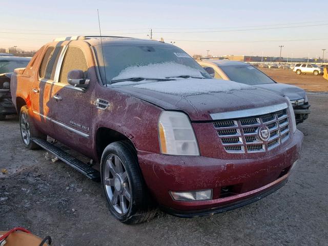 3GYFK62898G240076 - 2008 CADILLAC ESCALADE E BURGUNDY photo 1