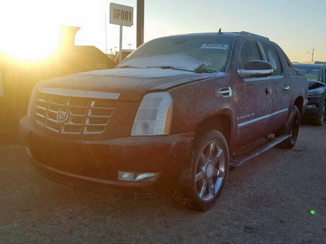 3GYFK62898G240076 - 2008 CADILLAC ESCALADE E BURGUNDY photo 2