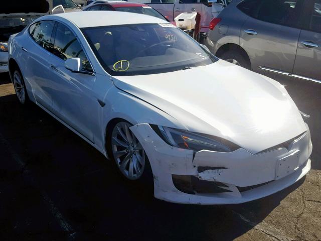 5YJSA1E13GF155036 - 2016 TESLA MODEL S WHITE photo 1