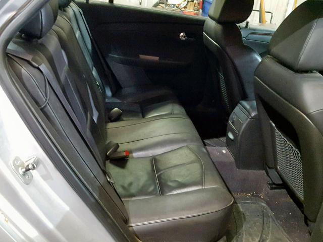 1G1ZE5E7XAF322597 - 2010 CHEVROLET MALIBU LTZ ვერცხლისფერი ფოტო 6