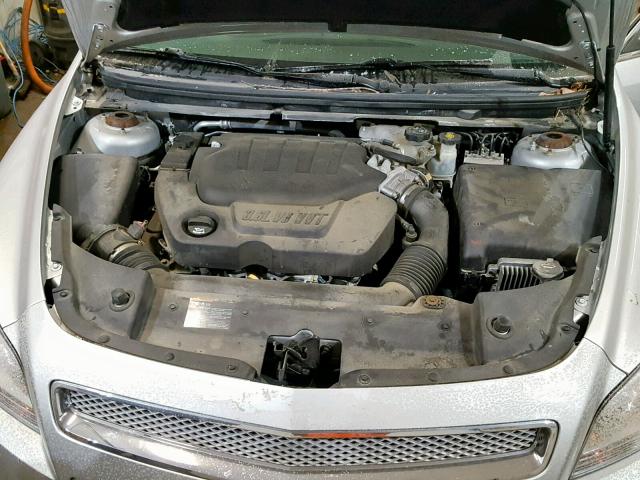 1G1ZE5E7XAF322597 - 2010 CHEVROLET MALIBU LTZ ვერცხლისფერი ფოტო 7