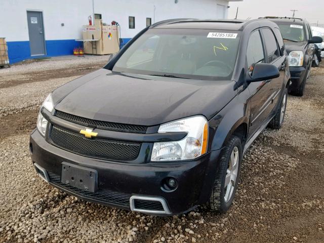 2CNDL037286284957 - 2008 CHEVROLET EQUINOX SP BLACK photo 2