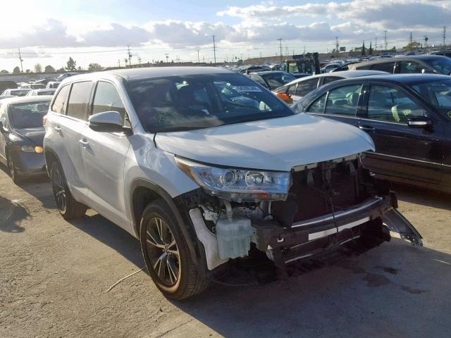 5TDZZRFH7HS201854 - 2017 TOYOTA HIGHLANDER WHITE photo 1