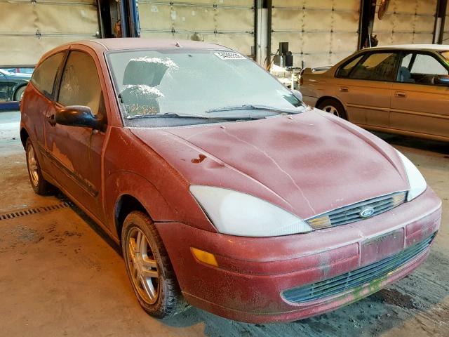 3FAFP31313R153528 - 2003 FORD FOCUS ZX3 RED photo 1