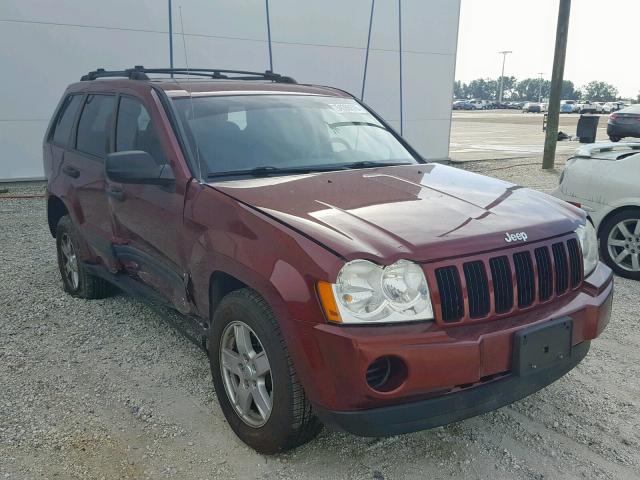 1J4GS48K26C368770 - 2006 JEEP GRAND CHER RED photo 1