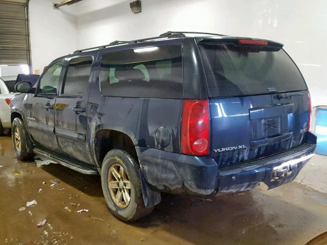 1GKFK16397J211508 - 2007 GMC YUKON XL K BLUE photo 3