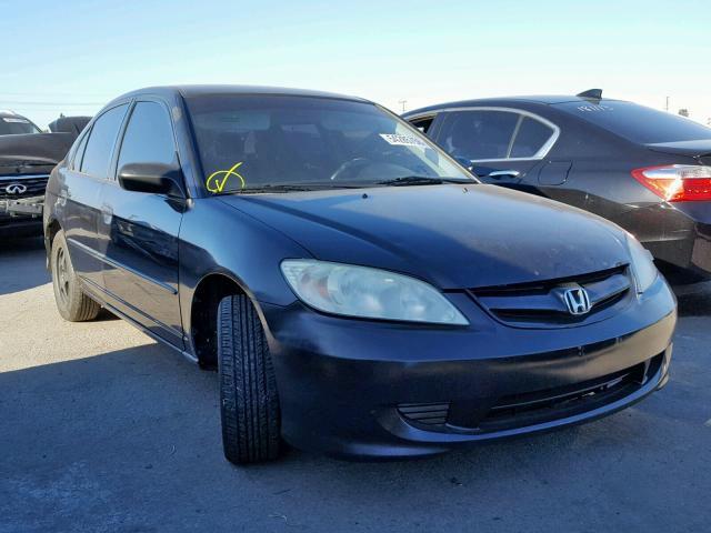 2HGES16315H578040 - 2005 HONDA CIVIC DX V BLACK photo 1