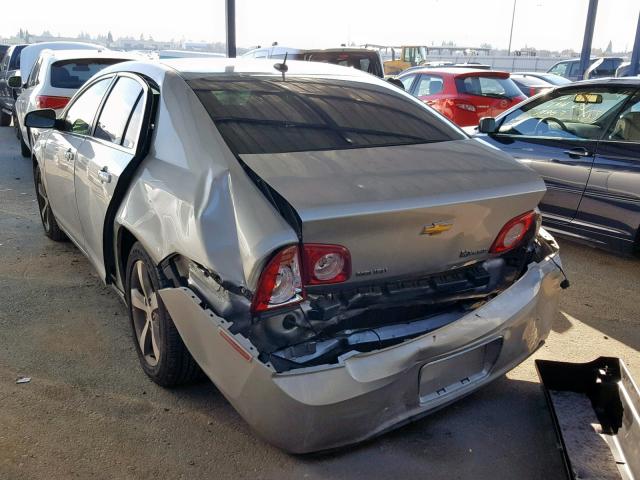 1G1ZF575X9F242169 - 2009 CHEVROLET MALIBU HYB SILVER photo 3