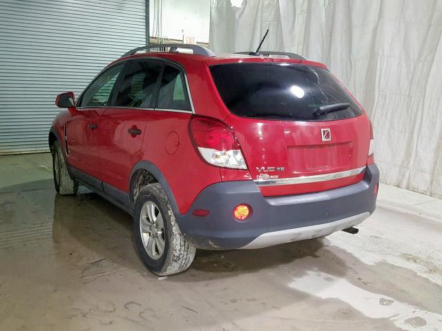 3GSCL33P19S522550 - 2009 SATURN VUE XE RED photo 3