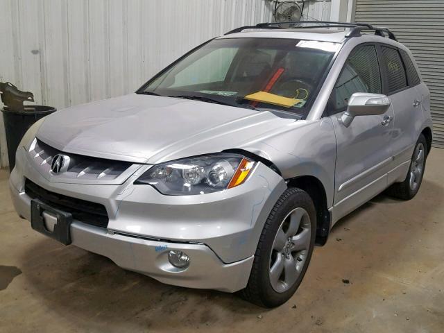 5J8TB18237A008487 - 2007 ACURA RDX SILVER photo 2