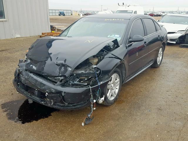 2G1WB5E33E1130251 - 2014 CHEVROLET IMPALA LIM BLACK photo 2