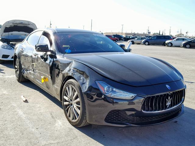 ZAM57XSA8F1156947 - 2015 MASERATI GHIBLI BLACK photo 1