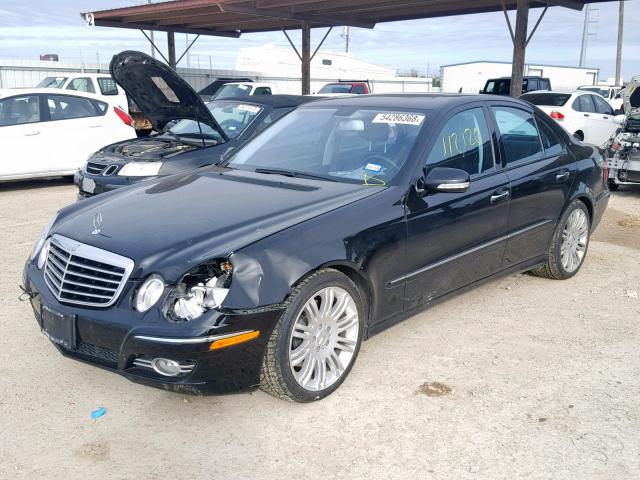 WDBUF72XX7B087034 - 2007 MERCEDES-BENZ E 550 BLACK photo 2