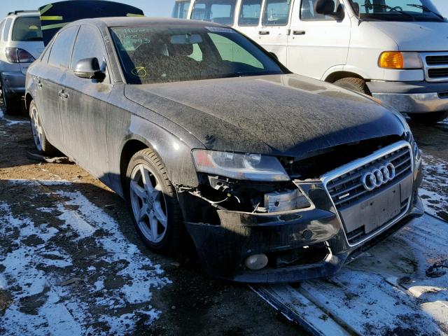 WAULF78K09A095495 - 2009 AUDI A4 2.0T QU BLACK photo 1