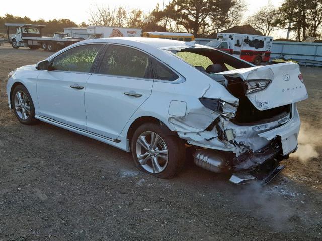 5NPE34AF2JH697036 - 2018 HYUNDAI SONATA SPO WHITE photo 3