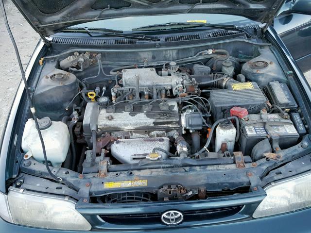 2T1BB02E0VC181948 - 1997 TOYOTA COROLLA DX GREEN photo 7