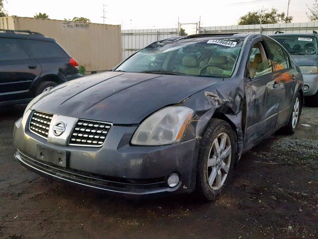 1N4BA41E76C857260 - 2006 NISSAN MAXIMA SE GRAY photo 2