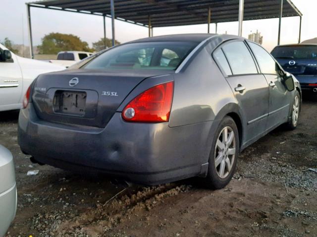 1N4BA41E76C857260 - 2006 NISSAN MAXIMA SE GRAY photo 4