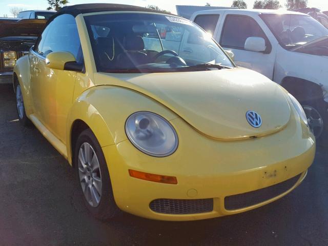 3VWPF31Y28M402997 - 2008 VOLKSWAGEN NEW BEETLE YELLOW photo 1