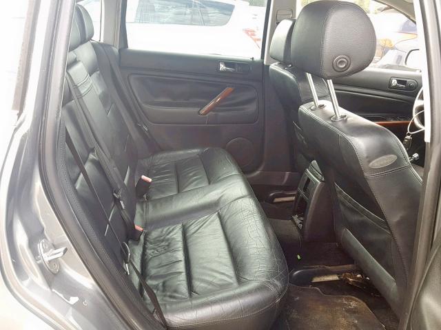 WVWRH63B62P125076 - 2002 VOLKSWAGEN PASSAT GLX 灰色 照片 6