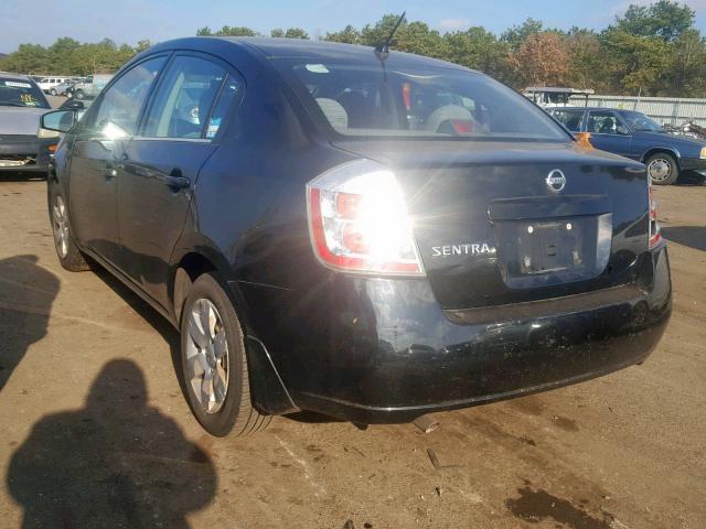 3N1AB61E68L661240 - 2008 NISSAN SENTRA 2.0 BLACK photo 3