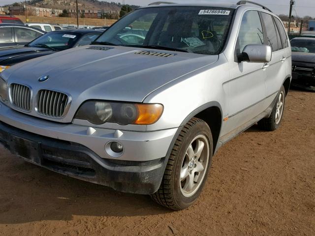 5UXFB335X3LH41368 - 2003 BMW X5 4.4I SILVER photo 9