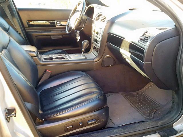 1LNHM86S15Y637255 - 2005 LINCOLN LS SILVER photo 5