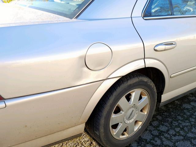 1LNHM86S15Y637255 - 2005 LINCOLN LS SILVER photo 9