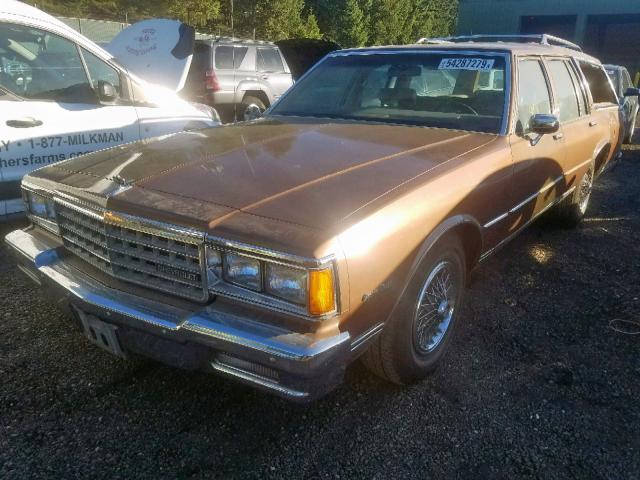 1G1BN35H5FX181342 - 1985 CHEVROLET CAPRICE CL BROWN photo 2