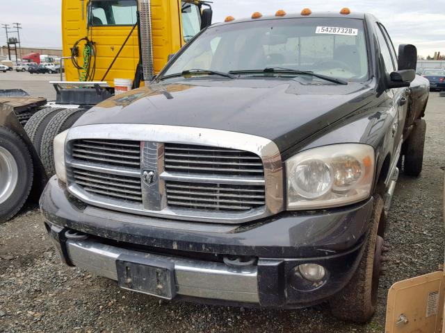 3D7MX48A07G825078 - 2007 DODGE RAM 3500 S BLACK photo 2