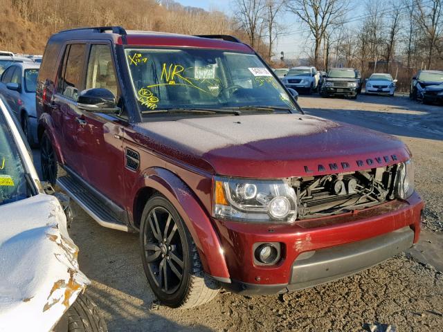 SALAG2V63GA846791 - 2016 LAND ROVER LR4 HSE MAROON photo 1