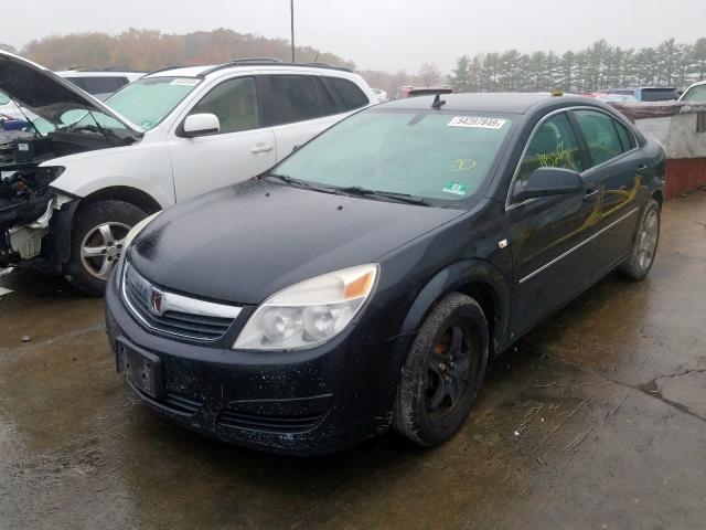 1G8ZS57B88F283871 - 2008 SATURN AURA XE BLACK photo 2