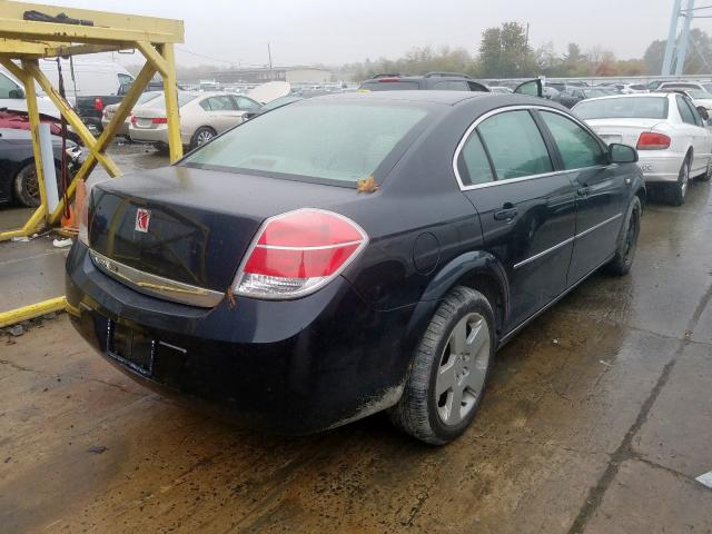 1G8ZS57B88F283871 - 2008 SATURN AURA XE BLACK photo 4