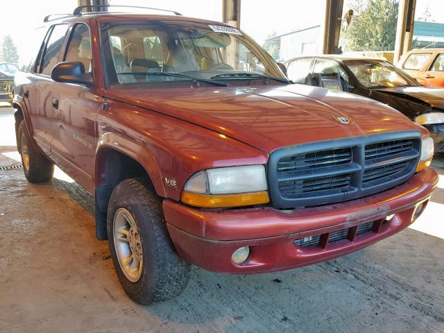 1B4HS28N1YF287007 - 2000 DODGE DURANGO RED photo 1