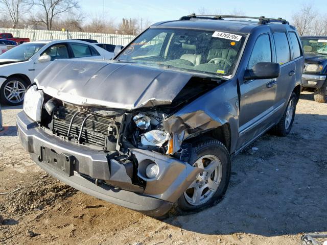 1J8HR58M77C698167 - 2007 JEEP GRAND CHER GRAY photo 2