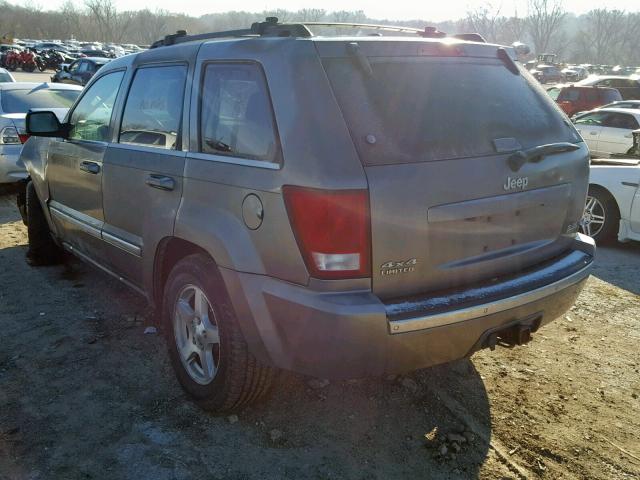 1J8HR58M77C698167 - 2007 JEEP GRAND CHER GRAY photo 3