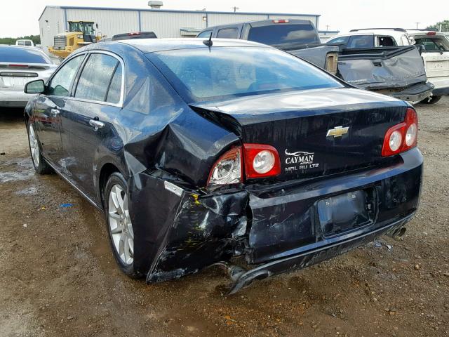 1G1ZE5E75AF263491 - 2010 CHEVROLET MALIBU LTZ BLACK photo 3