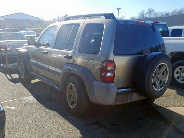 1J4GL38K85W725678 - 2005 JEEP LIBERTY RE GOLD photo 3